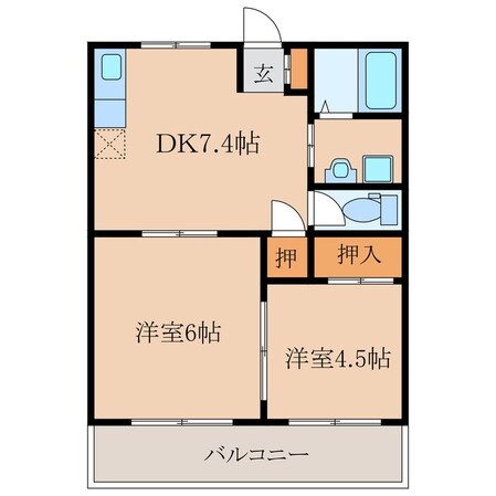 サンライズ中央公園の物件間取画像